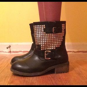 Studded boots