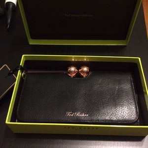 Ted Baker Solid Bobble Matinee Purse Black