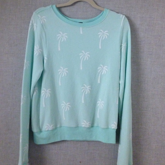 Green palm tree wildfox sweater
