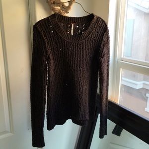 Free People Dark Grey Sweater