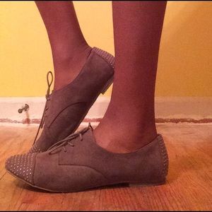 Taupe flats