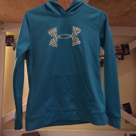 Blue under armor hoodie