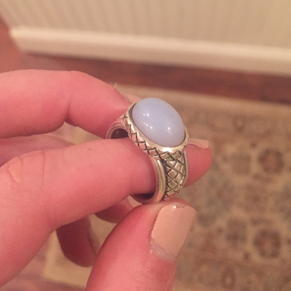 Handmade Blue Moonstone Ring - Picture 1 of 3