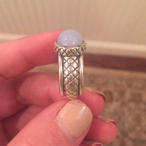 Handmade Blue Moonstone Ring - Picture 2 of 3