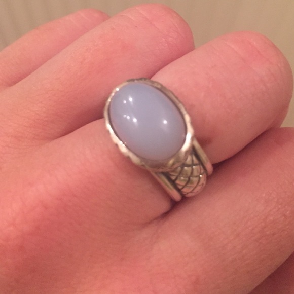 Handmade Blue Moonstone Ring - Picture 3 of 3