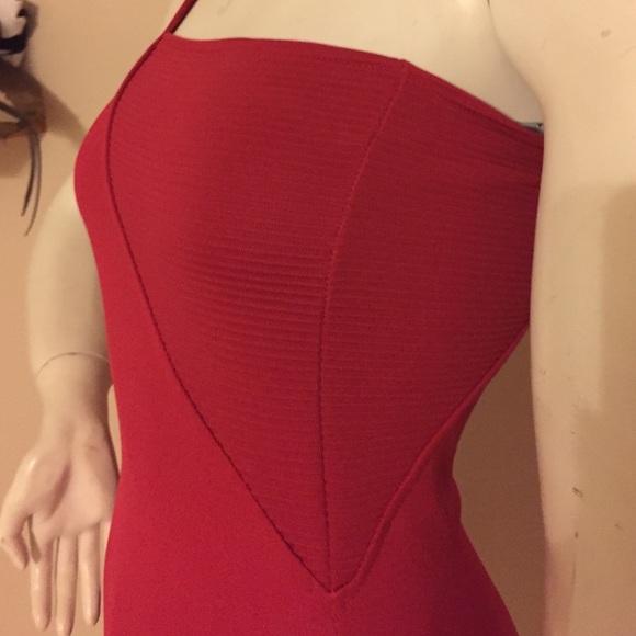 SOLD French connection one shoulder red party - Picture 2 of 2