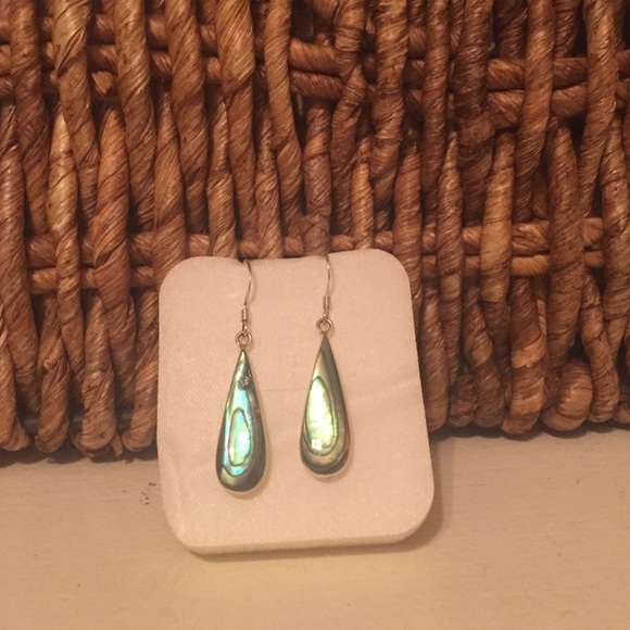 Handmade Shell teardrop earrings