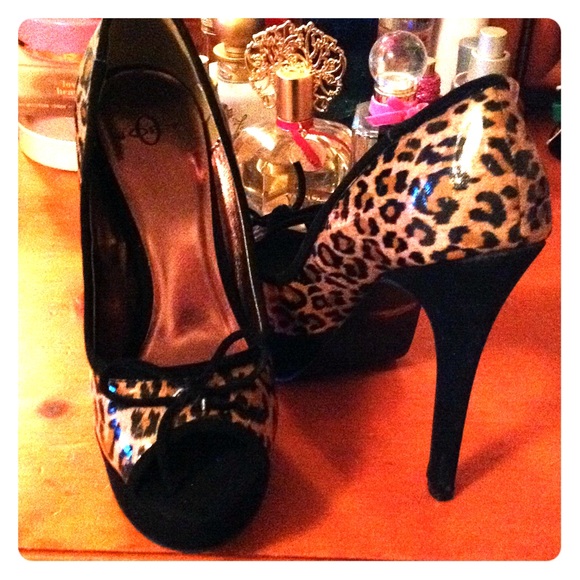 Cheetah Print Heels