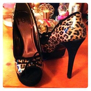 Cheetah Print Heels