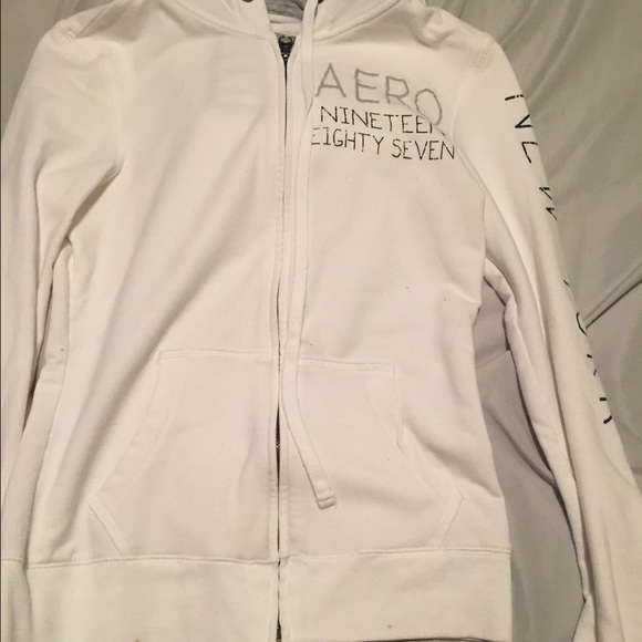 Aeropostale Hoodie White