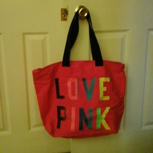 Pink carry on bag
