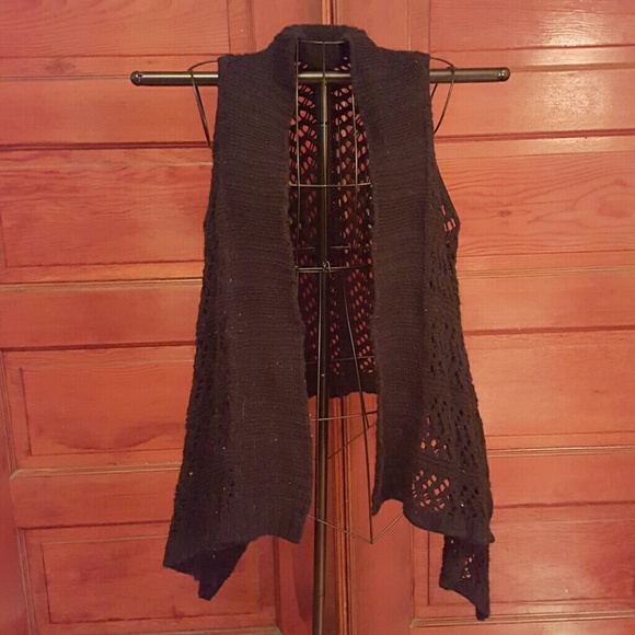Crochet sweater vest