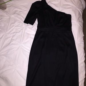 Nordstrom One Shoulder Black Dress