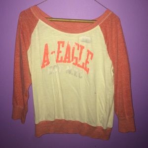 AMERICAN EAGLE 3/4 SLEEVE TOP