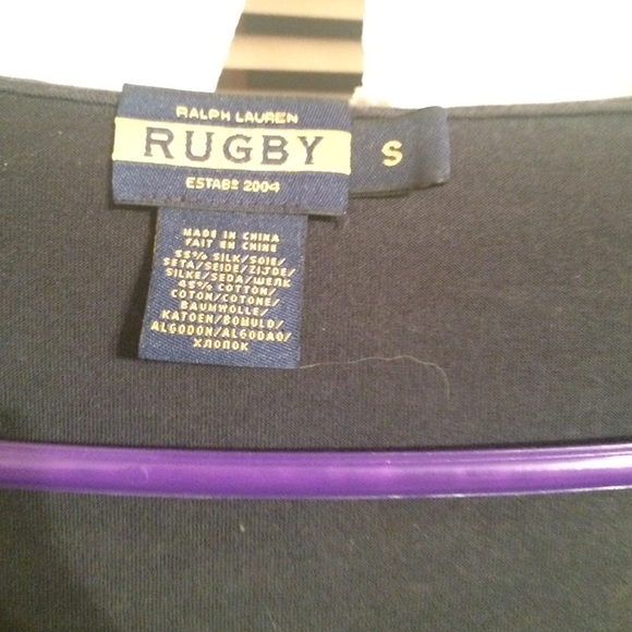 Navy Ralph Lauren Rugby top - Picture 2 of 3