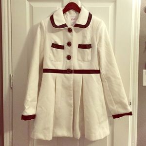 Candie's White Winter Coat