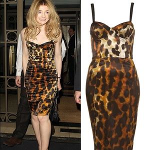Top Shop leopard dress
