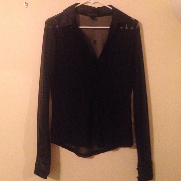 The Limited sheer blouse