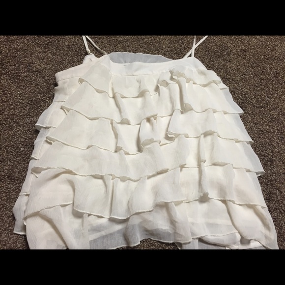 Old navy white flared shirt