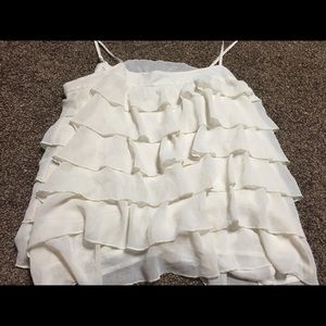 Old navy white flared shirt