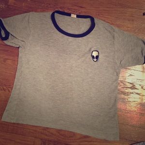 Alien head crop top
