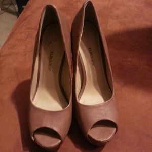 JustFab Charlene platform heels