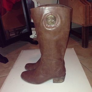 Light brown women's 10 ridding boots
