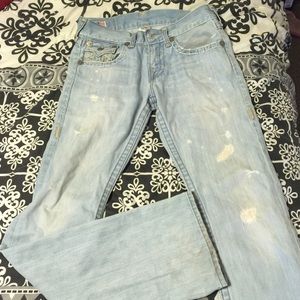 Men's True Religion light wash