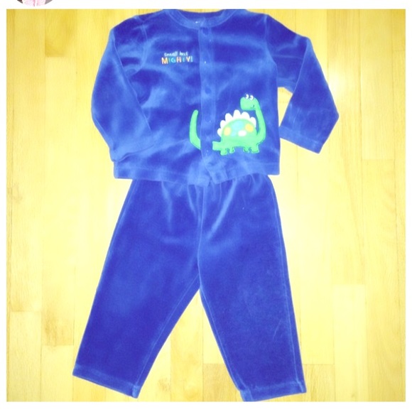 Super soft dinosaur sweatsuit