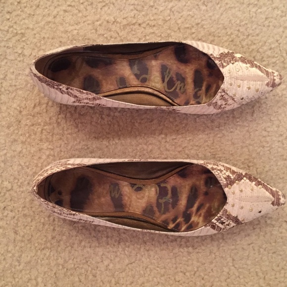 Sam Edelman snakeskin flats