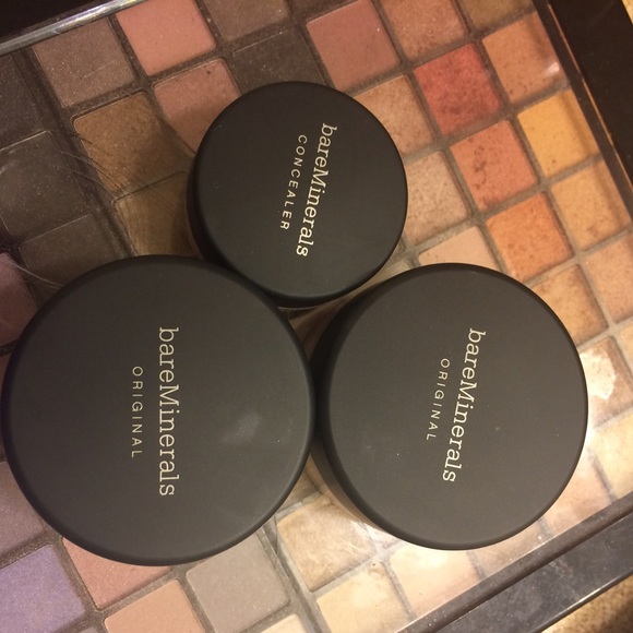 Bare Minerals foundation and concealer