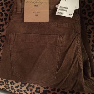 H&M Corduroy Tan Pants