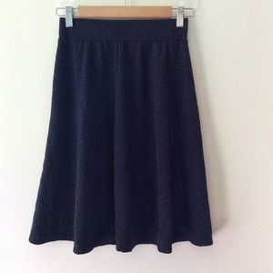 ❗️SALE❗️Black Textured Midi Skirt