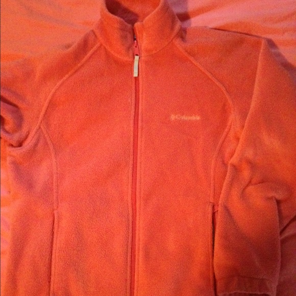 Coral Columbia Full Zip Jacket