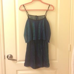 Shimmery blue dress