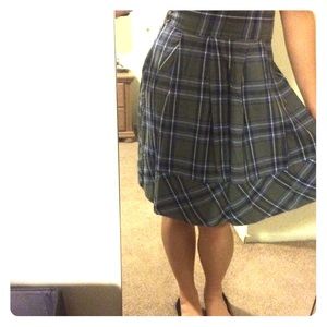 💛Cute plaid knee-length skirt💛