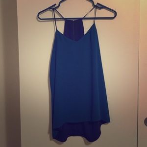 Express long line teal cami