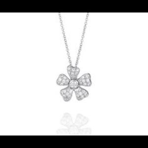 Debeers Wildflower Pave Pendant Authentic