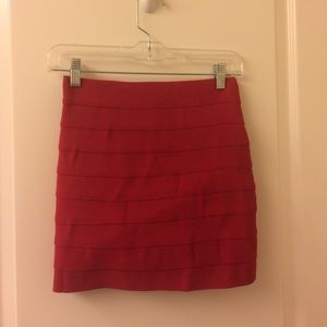Red bandage skirt