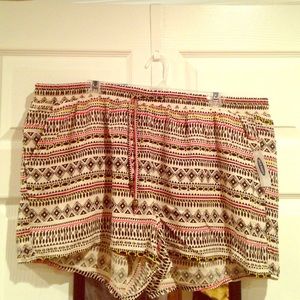 NWT Aztec shorts