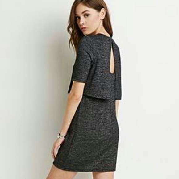 Short sleeve Grey Black dress - New w tag