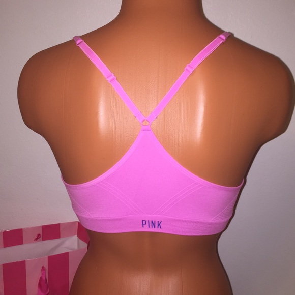 🚫SOLD🚫NEW PINK VS SEAMLESS BRA M - Picture 3 of 4