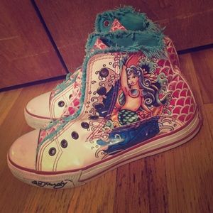 Ed Hardy high tops