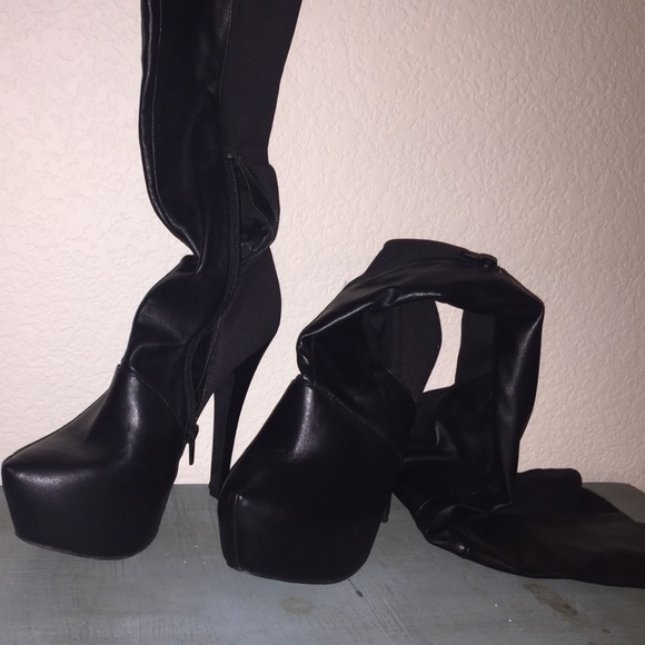 thigh high boots