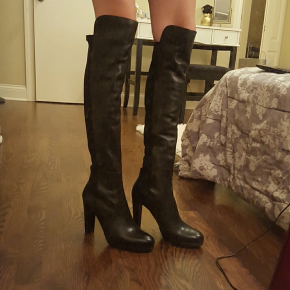 Stuart Weitzman Highland OTK Boot Unboxing and Try On - YouTube Stuart Weitzman Highline OTK Boot