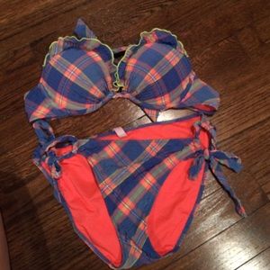 Plaid Victoria's Secret Bikini