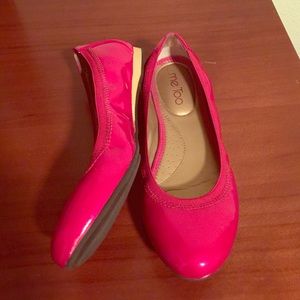 Not ruby red slippers, but fuchsia pink flats