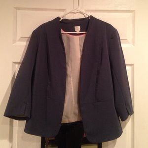 LC Lauren Conrad Cobalt Blue Blazer