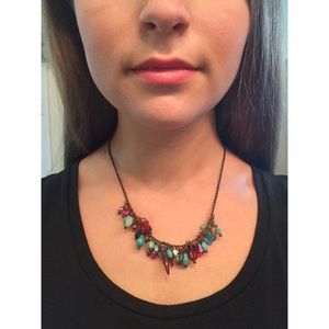 Beautiful multicolored beaded necklace