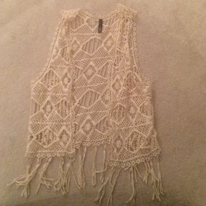 Lace vest